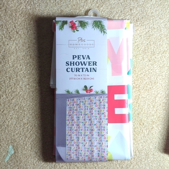 Three PEVA Holiday Shower Curtains - Picture 4 of 8